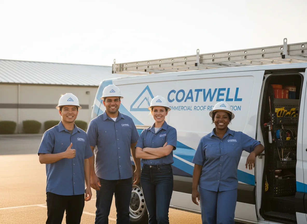 Commercial roof coating company in Igo, CA